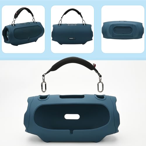 Silicone Case Cover for JBL Xtreme 4 - Portable Speaker, Travel Carrying Protective Cover for Xtreme 4 (Blue) - color: Blue
