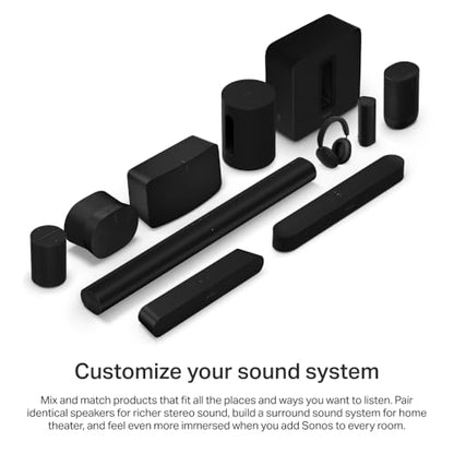 Sonos Beam Gen 2 - Black - Soundbar with Dolby Atmos - color: Black