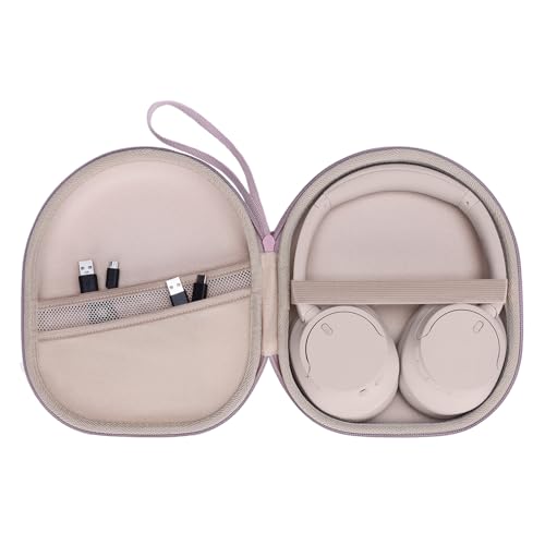 Headphone Headset Case Compatible with Sony WH-CH720N WH-CH520 WH-CH510 WH-CH710N XB900N WH-CH700N Noise Canceling Wireless Headphones,Hard Shell Travel Carrying Headset Cases, Khaki (Case Only) - color: Khaki