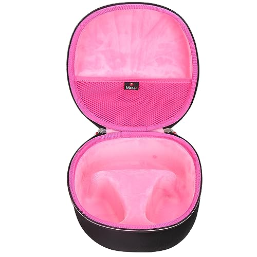 Mchoi Shockproof Hard Shell Carrying Case for Logitech G PRO X, G735 / Razer Kraken Ultimate RGB USB Gaming Headset, Hot Pink, Case Only - color: Pink