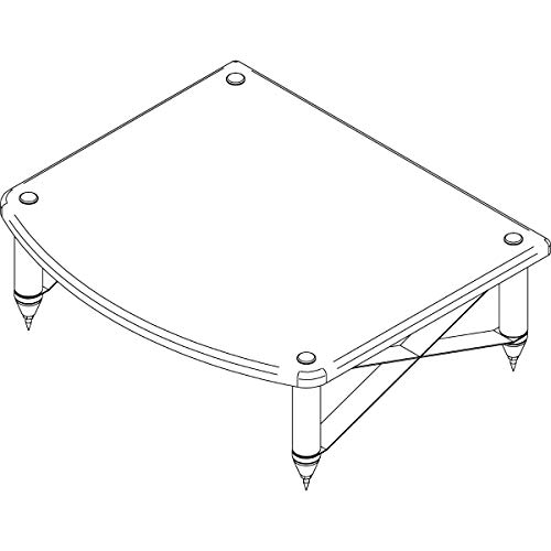 Pangea Audio Vulcan X Amplifier Floor Stand Carbon Fiber Vinyl - color: Carbon Fiber