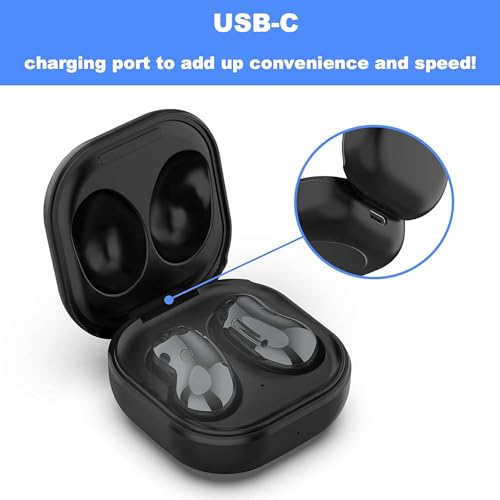 Charging Case for Buds Live Earbuds, Replacement USB C Charger Dock Station for Buds Live R180 with LED Indicator, Ear Buds Protective Cover Carrying Case