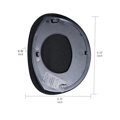 MOLGRIA HDR160 RS160 Ear Pads Cushion, Replacement Earpads for Sennheiser RS160 RS170 RS180 HDR160 170 180 Wireless Headphones (Velour Leather) - color: Velour Leather