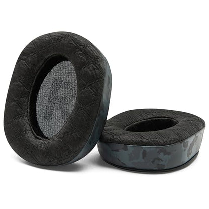 WC Freeze G Pro X - Angled Cooling Gel Earpads for Logitech Gpro X | Made by Wicked Cushions | Extreme Comfort, Angeled Design, New Freeze V2 Cooling Fabric, Extra Thick | Black Camo - color: Black Camo