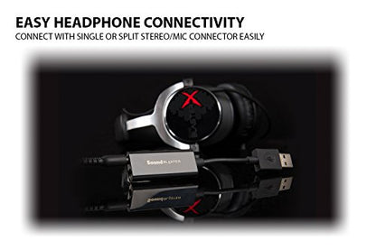 Sound Blaster Play! 3, USB Audio Adapter, 24-bit 96kHz Plug & Play | USB DAC, 24-bit/96kHz, Plug-and-Play, PC, Mac, Portable, Audio Upgrade, USB Audio