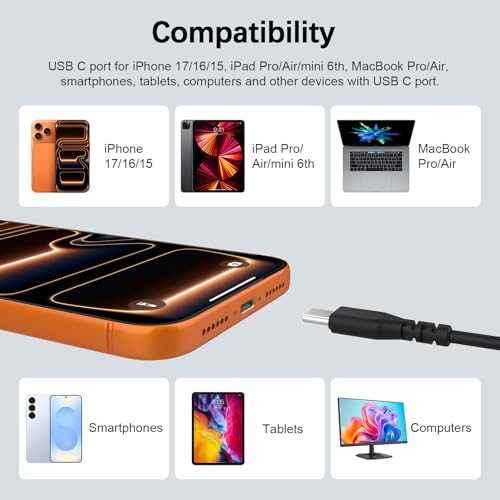 Replacement USB C to 3.5mm Audio Cable Cord Compatible with Marshall Major V/IV/III/II/I, Major 5/4/3/2/1, Monitor II/I, Monitor 2/1 Headphones