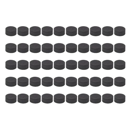 50Pcs Black EVA Foam Vibration Soundbar Isolation Pads Non Slip Thickened Adhesive Shock Absorption Pads Studio Monitors(20 * 10mm) - style: 20*10mm