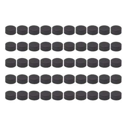50Pcs Black EVA Foam Vibration Soundbar Isolation Pads Non Slip Thickened Adhesive Shock Absorption Pads Studio Monitors(20 * 10mm) - style: 20*10mm
