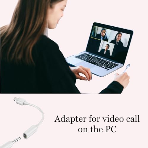 USB C to 3.5mm Female Headphone Jack Adapter for Audio
