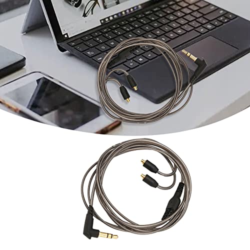 Yosoo Health Gear Replacement MMCX Earphone Cable 3.5mm Sound Jack, Tinned Copper HiFi Headphone Cable for SE215 SE315 SE425 SE535 SE846, UE900, Westone W Series, 3.9ft Length