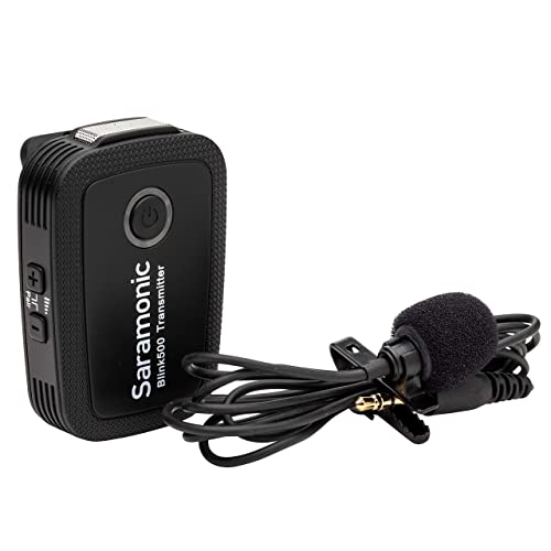 Saramonic Ultracompact 2.4 GHz Wireless Clip-On Mic System w/Lav & Dual-Reciever for Cameras & Mobile (Blink 500 B1) - size: Blink 500 B1