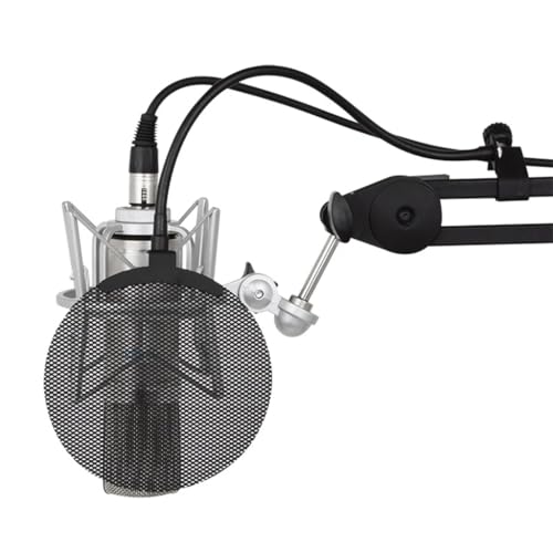 Double Layer Metal Microphones Poppings Screen Microphones Sponges Foam Cover Windscreen for Vocal Performances