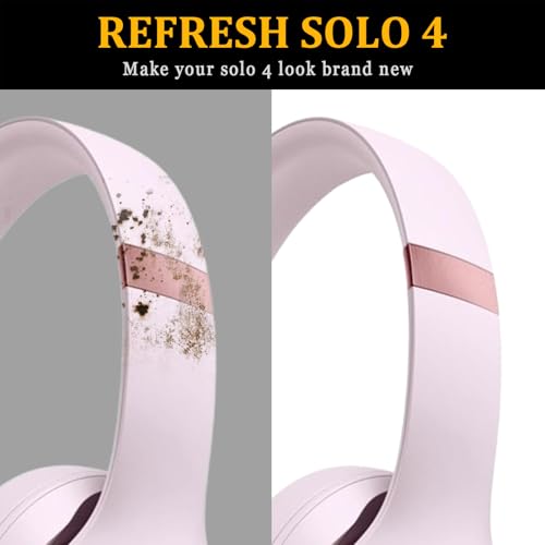 Solo 4 Hinge Replacement Hinge Repair Kit for Beats Solo 4 Wireless (Model A2924) Headphones, Metal Hinge Repair Parts Headband Connector Accessories as Same as The OEM - Cloud Pink - color: Cloud Pink
