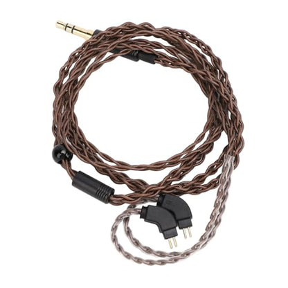 Replacement Earphone Cable 3.5mm OFC Detachable Cable for ZSN ZSX ZS10 AS12 AS16 Stylish -Free 1.2M