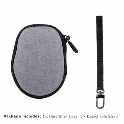 Ginsco Hard Travel Case Compatible with Logitech M720 Triathlon/M705 Marathon/M510/M550/M330/M317/M196/M185 Wireless Mouse, Universal Hard Shell Storage Case (Gray, M) (Pack of 3) - color: Gray, size: M (Pack of 3)
