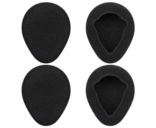 SOULWIT 2 Pairs Replacement Automobile Headphone Earpads Compatible with Infrared Wireless Headphones, Ear Pads Cushions for GM Ford Toyota Nissan Honda Entertainment DVD Player Systems (Foam)