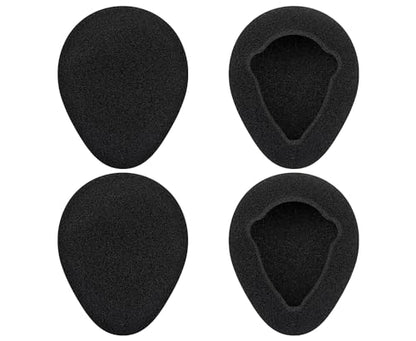 SOULWIT 2 Pairs Replacement Automobile Headphone Earpads Compatible with Infrared Wireless Headphones, Ear Pads Cushions for GM Ford Toyota Nissan Honda Entertainment DVD Player Systems (Foam)