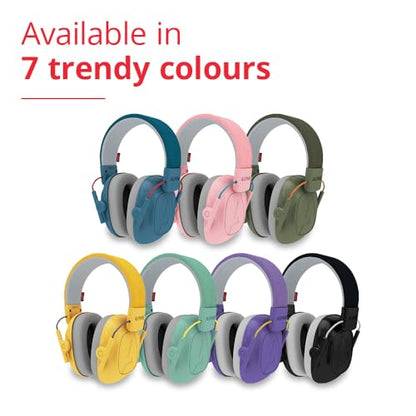 Alpine Muffy Kids Ear Muffs for Kids Ear Protection | 3-16 Years | Autism Sensory Products | 22dB Sound Reduction | Kids Noise Cancelling Ear Muffs | Noise Reduction Headphones for Kids - color: Black