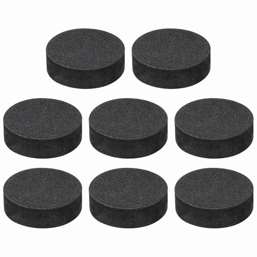 MECCANIXITY 8 Pcs Single Sided Speaker Isolation Feet Pads, 30mmx10mm Non Slip Foam Shock Absorption Base Pad Amplifier Stand Feet Mat for Speaker HiFi Home Theater Sound System, Black - size: 30mmx10mm