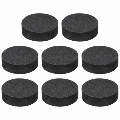 MECCANIXITY 8 Pcs Single Sided Speaker Isolation Feet Pads, 30mmx10mm Non Slip Foam Shock Absorption Base Pad Amplifier Stand Feet Mat for Speaker HiFi Home Theater Sound System, Black - size: 30mmx10mm