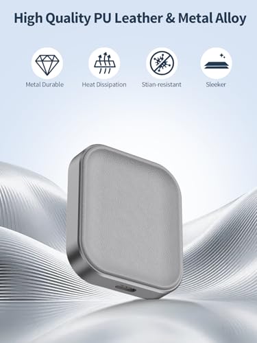 AirPods Pro Charger - Wireless Charging Station for AirPods 4 (withActive Noise Cancellation)/ 3rd/ 2rd, Gray - color: Aluminum(Grey)-for AirPods