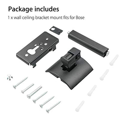Bestparts Wall Mount Ceiling Bracket Stand for UB-20 Series II Bracket | Replacement For Bose Lifestyle CineMate, SoundTouch & Virtually Invisible 300, mountable for surround center speakers