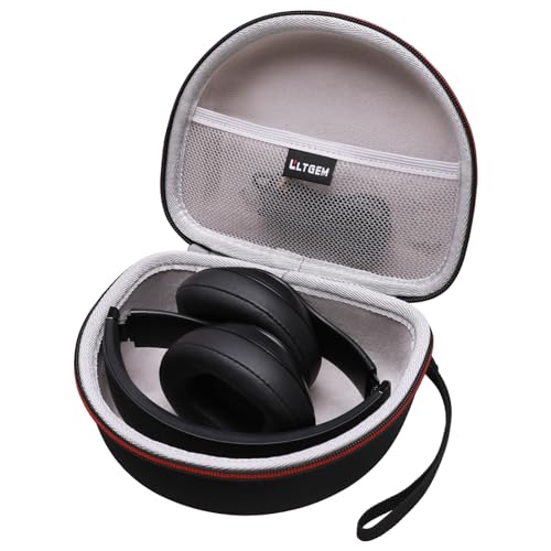 Case for Beats Studio Pro/Solo 4/Studio3/Solo3 Wireless Headphone Gray | Hard Carrying Travel Case for Beats Studio Pro/Solo 4/Studio3/Solo3 Wireless Headphone - color: Black+Gray