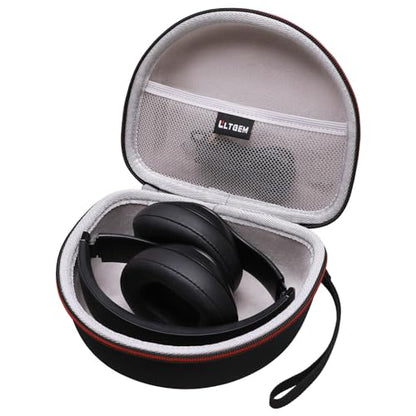 Case for Beats Studio Pro/Solo 4/Studio3/Solo3 Wireless Headphone Gray | Hard Carrying Travel Case for Beats Studio Pro/Solo 4/Studio3/Solo3 Wireless Headphone - color: Black+Gray