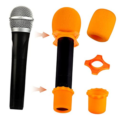 Garneck Microphone Bag Compatible Storage Bags for Spark Rod Holders Padded Case Sponge Zippered Cover Windscreen Covers Included