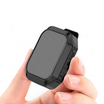 Wearable Speaker, IPX7 Clip-On Portable, BT 6.0, TWS, Hands-Free | IPX7 Waterproof, BT 6.0, TWS Pairing, Hands-Free Calls, Clip-On Design for Golf, Camping, Work