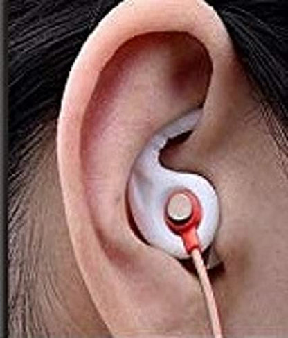 Sports Anti-Slip Stabilizers Fins Wing Earhooks Compatible with Most in-Ear Earbuds 4mm to 6mm Nozzle Attachment, 4 Pairs Anti-Slip Anti-Lost Soft Earbuds Hooks, Black/White
