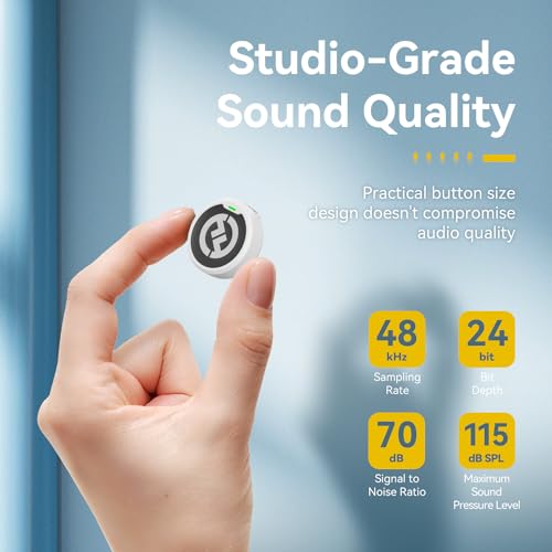 Hollyland Lark M2 Wireless Microphone for iPhone15/16 & Androids, Mini Microphone, 1000ft Range, Hi-Fi Audio, Noise Cancelling, 30h Use, Video Recording (2TX + USB-C RX + Charging Case) | Video Recording (2TX+USB-C RX+Charging Case), Hi-Fi Audio, 1000ft R