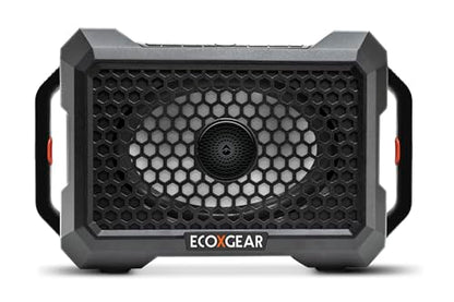 ECOXGEAR Defender: Outdoor Portable Bluetooth Speaker, 121dB Massive Sound, Waterproof and Drop Proof, with LED Party Lights, Pair up to 100, 25+ Hours Playtime (Black Oak) - color: Black Oak