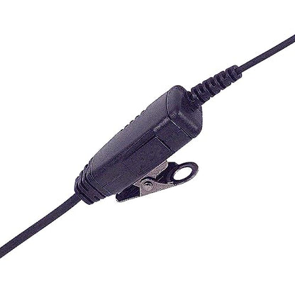 C Swivel Earpiece with PTT Mic Over Ear Earhooked Walkie Talkie Headset Compatible for Hyt hytera hp682 HP602 PD602 PD602i PD662 PD662i PD682i(Black,Wired)