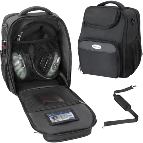 Flight Bags for Pilots, Aviation Headset Pilot Bag with Pockets, Bag Only