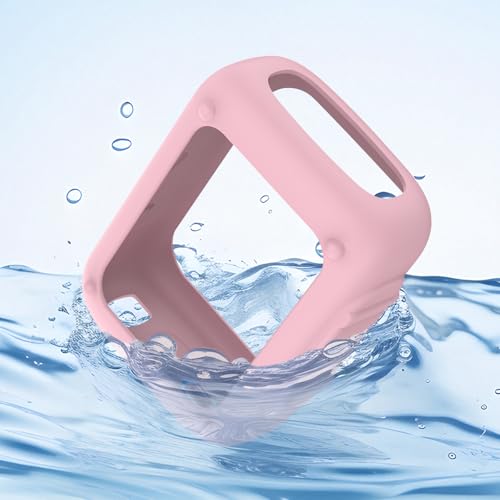 Anti-Collision Silicone Cover Waterproof Soft Anti-Drop Protective Case Anti-Scratch Shell for GO5 Portable Bluetooth Speaker Shockproof Protective Sleeve - color: Pink