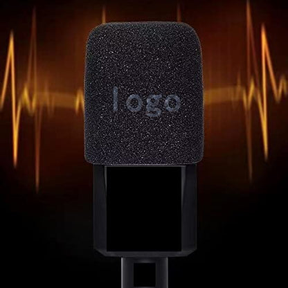 custom microphone cover Windshield foam cover microphone isolation shield Anchor Interview Headphones Windproof (rectangle) - size: rectangle