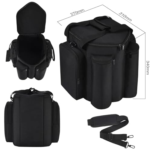 LEFOR·Z Carrying Case Travel Bag Compatible with Bose S1 Pro+/S1 Pro | Portable Bluetooth Speaker Cover Fits for Bose S1 Pro Plus with Shoulder Strap & Extra Pockets for Microphone,Accessories - size: Carrying Case