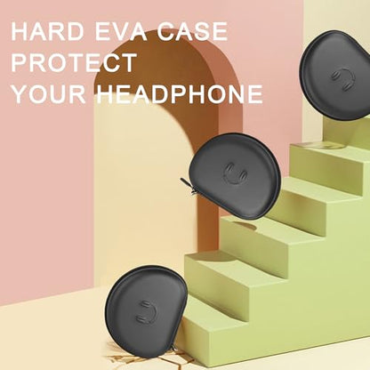 Headphone Case for BERIBES WH202A/305B, Skullcandy Crusher Evo/ANC 2, TOZO - color: black