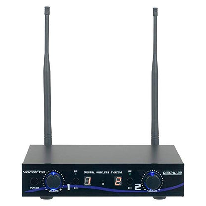 VocoPro - (DIGITAL32-ULTRA Dual Channel Digital Wireless Handheld/Headset/Instrument System