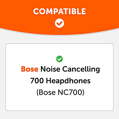 WC PadZ NC700 - Upgraded Ear Pads for Bose 700 Noise Cancelling (NC700) | Made by Wicked Cushions | Softer PU Leather, Luxurious Memory Foam, Added Thickness, Extra Durable | White - color: White