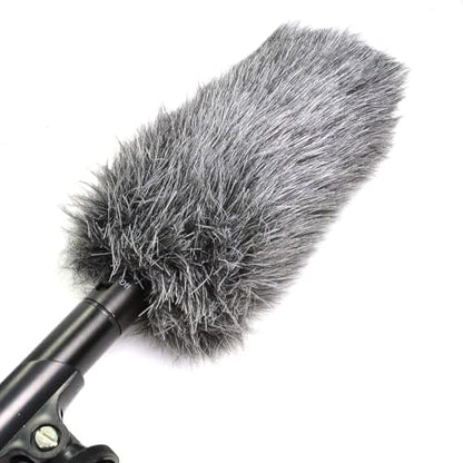 Furry Deadcat Windscreen for Rode VideoMic GO Camera Microphone, Wind Shield Mic Windshield Muff Fur Blocker Protection Cover Outdoor