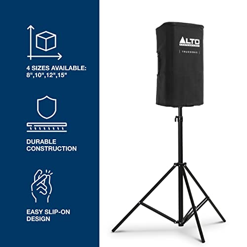 ALTO Durable Slip-On Cover for TS408 PA Speaker | Protective Rugged Cover, Nylon Lining Construction, Easy Handle and Pole Mount Openinings - style: TS408 Cover