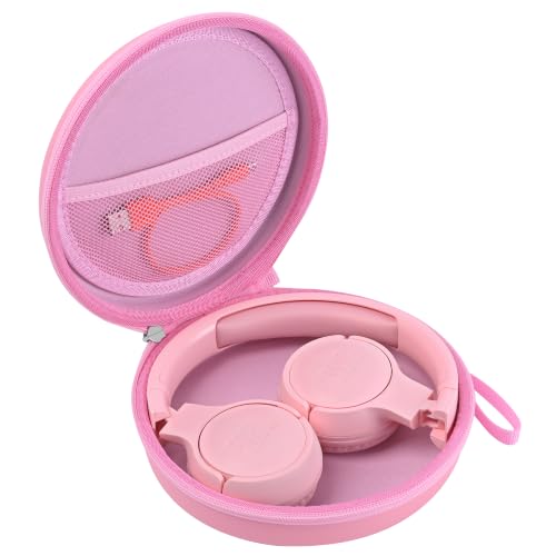 Hard Headphone Case for JBL Tune 510BT / 520BT Over-Ear Headphones, Pink - color: PINK