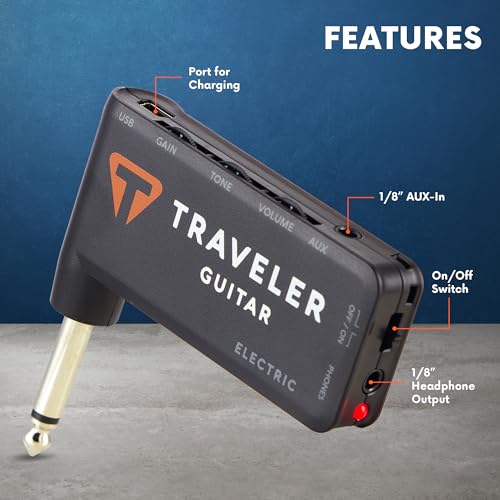 Traveler Guitar TGA-1E Electric Guitar Headphone Amplifier