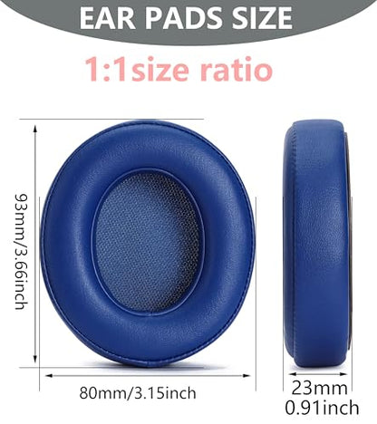 Replacement Ear Pads Compatible with Beats Studio 3 Wireless Blue - color: Blue