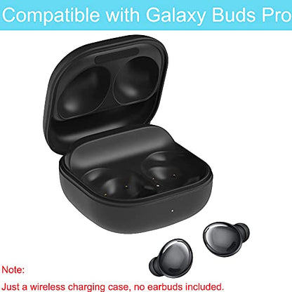 Charging Case for Galaxy Buds Pro (1st Gen, SM-R190) - Charger Case Cover Dock USB-C Cable for Samsung Galaxy Buds Pro Earbuds (700mah, Black)