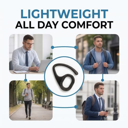 Adjustable Ear Hooks 2 Pairs Compatible with JBL Tune Buds, Clip On Earbud Hooks, Anti-Drop Secure Fit for Running, Gym, Workout, Cycling, Lightweight Earbuds Accessories