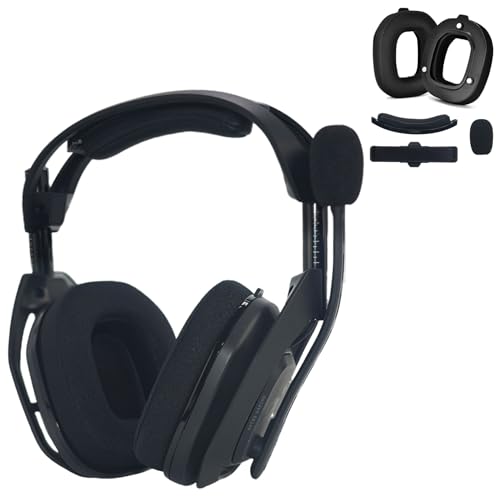 Adhiper Earpads &Headband for Astro A50 Gen 4 Gen5 A50X Headset,Mesh Fabric | Mod Kit A50 Gen 4 Noise Cancelling Foam Ear Cushions,Durability Replacement Earpads,with 2 Headband,1 Pairs Earpads (Black) - color: Mesh Black
