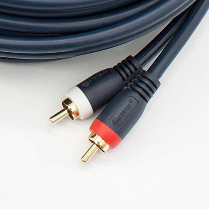 STEREN 25' Python Dual-Audio Cable - color: 2-Male to 2-Male, size: 25 Feet